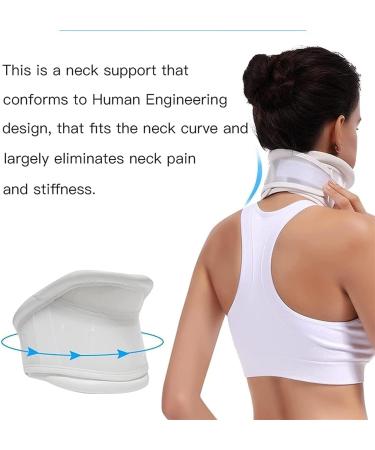 Neck Protection Collar Necklace for Posture | Cervical Device for Office Workers Students & Drivers | Relieves Sore Throat & Torticollis (Size: S) - Buy Online on GoSupps.com