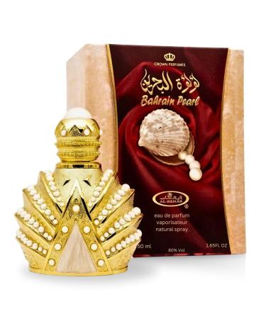Al-Rehab Bahrain Pearl EDP - 50ML (1.7 OZ) Long Lasting & Luxurious Scents of Arabia Perfect Mothers Day Gifts Perfumes For Men & Women 1.7 Fl Oz (Pack of 1) Bahrain Pearl Spray