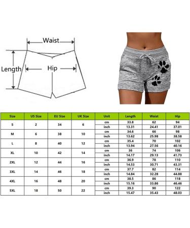 Buy Muyogrt Women's Sports Shorts - Lightweight Stretch Shorts for Summer Fitness | Airy Jogging Pants in 5XL A-Black - Buy Online on GoSupps.com