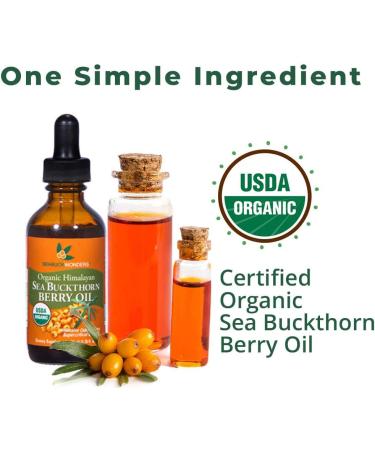 Buy 100% Certified Organic Sea Buckthorn Berry Oil - 1.76 FL OZ for International Shipping - Buy Online on GoSupps.com