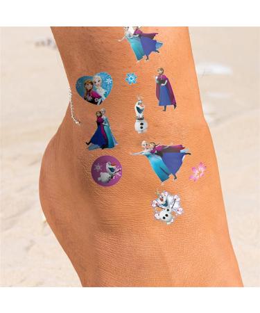 GODSON Princess Temporary Tattoos - 4 Sheets for Kids, Women, and Adults - Party Favors and Birthday Decorations - 4 Count - Buy Online on GoSupps.com