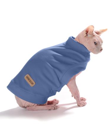 Caracaleap dog sweater - soft and warm t -shirt dog winter spring clothing coat cat sweater sweater sweaters sweater soft fuzzy for small dogs cats xs dark blue