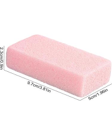 High-Quality Bimsstein Bar & Pumice Stone Foot Scrubber Gentle Dead Skin Peel for Healthy Feet | Ideal for Cracked Heel Repair - Light Pink - Buy Online on GoSupps.com