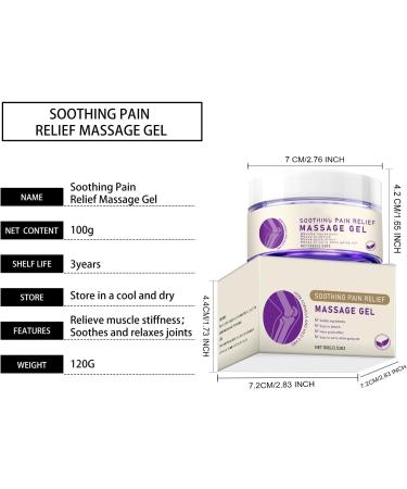 Gel de massage antidouleur cr me absorption rapide pour le soulagement des douleurs musculaires et articulaires pour le dos la nuque les paules les genoux et la r cup ration sportive - Buy Online on GoSupps.com