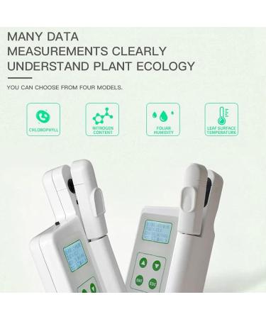 ZWJABYY Plant Nutrient Testing fHandheld Chlorophyll Analyzer Portable Chlorophyll Meter or Chlorophyll/nitrogen/Temperature/Humidity 2000MAH Lithium Battery with USB Data Export - Buy Online on GoSupps.com
