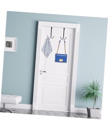 Levemolo 2pcs Hangers Hook Wreath Hanger Hat Hanger Door Hanger Door Towel Hanger Key Case Cupboard 17.00X9.00X8.00CM Black - Buy Online on GoSupps.com