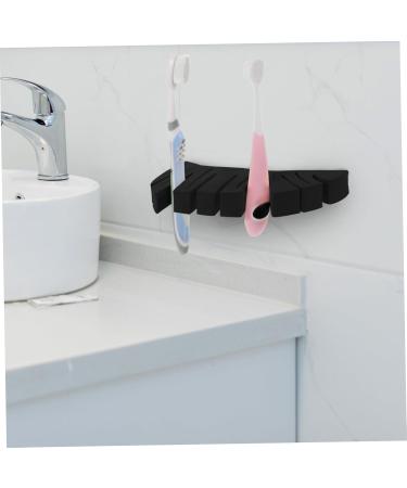 5-St Make-Up Brush Holder & Toothbrush Laundry Rack - Punch-Free Wall Bracket & Drying Stand for Brushes - Buy Online on GoSupps.com