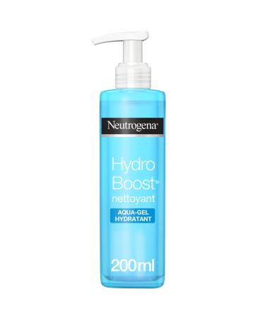 Neutrogena Hydro Boost Aqua-Gel Nettoyant Visage Soin Visage D maquillant et Hydratant Pour Peaux S ches 1 Flacon Pompe de 200ml Nettoyant Visage 200 ml (Lot de 1)