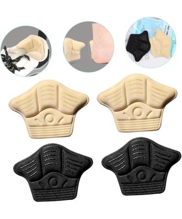 FOMIYES Anti-Drop Heel Pads - 4 Pairs Comfort Insoles & Non-Slip Grip for Trainers | Forefoot Sponge Silicone Shoe Stickers | International Shipping - Buy Online on GoSupps.com