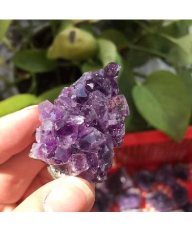Crystal Natural Quartz Amethyst Cluster Stones Specimen Home Decoration Crafts Purple Crystal (Size : 10pcs) - Buy Online on GoSupps.com