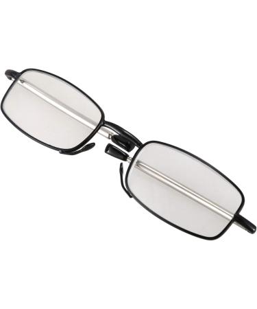 Portable Foldable Reading Glasses +1.5 for Men & Women | Compact Mini Case | Stylish Black - Buy Online on GoSupps.com