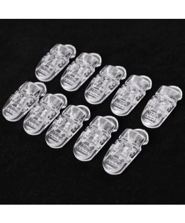 20 Pack Plastic Puller Clips for Binky Pacifier Dummy & Toy Holder - Versatile Bib Clips for Easy Use - Buy Online on GoSupps.com