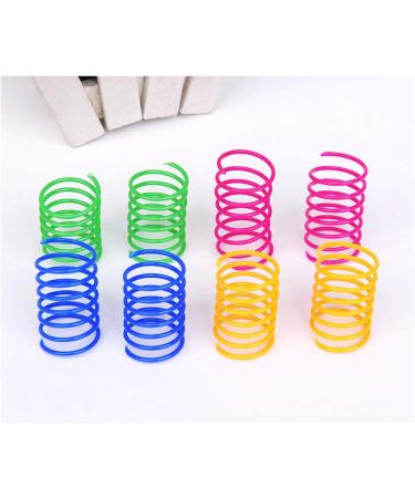 iSMARTEN Cat Spring Toy (60 Pack) - Plastic Coil Springs for Swatting, Biting, and Hunting - Random Color - Interactive & Fun Cat Kittens Toys - Buy Online on GoSupps.com
