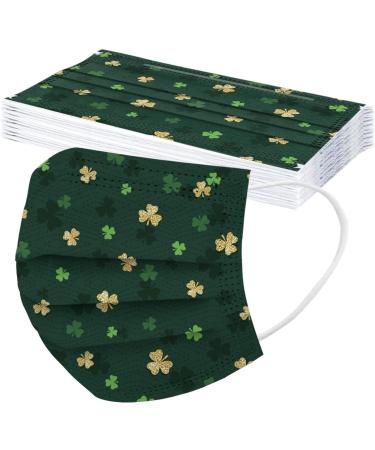 Buy WEXCV 50-Pack Disposable 3-Layer Mouth Protection | St. Patrick's Day Breathable Scarf - International Shipping Available - Buy Online on GoSupps.com