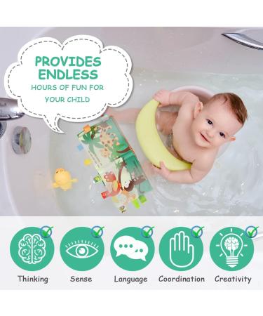 Vicloon Baby Soft Books - 3D Animals Tails Crinkle Sensory Touch and Feel Book for 0-3 Year Old Toddlers - Monkey Design - Buy Online on GoSupps.com