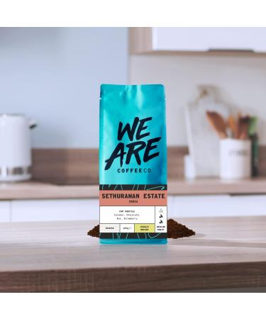 Coffee Ground for Cafetiere 227g Bag Indian Ground Coffee Ideal Moka Pot Chocolate Nuts & Fruits Notes 100% Robusta Medium Roast Speciality Freshly Roasted Single Origin (We Are Coffee Co) Ground Cafetiere 227 g (Pack of 1) - Buy Online on GoSupps.com