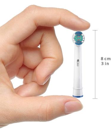 WuYan 8pcs Oral B Replacement Brush Heads - Dual Clean Plaque Precision for Electric Toothbrush - Gentle on Sensitive Gums - Buy Online on GoSupps.com