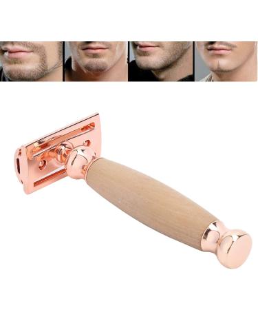 Uxsiya Eco-Friendly Manual Shaver for Men - Rose Gold | Perfect for Salon Use - Buy Online on GoSupps.com