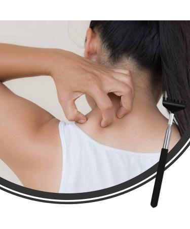 High-Quality Stainless Steel Back Scratcher - Extendable 20-68cm for Itching Relief with Padded Grip - Shop Internationally - Buy Online on GoSupps.com