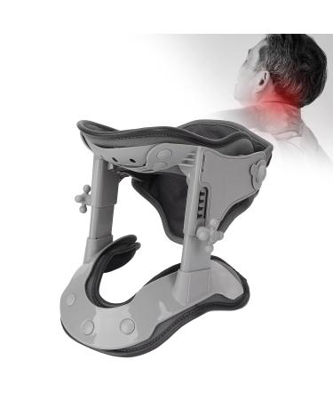 Neck Traction Device with 3 Gears - Adjustable Temperature Heat Support Bandage for Cervical Stretching & Pain Relief - Buy Online on GoSupps.com