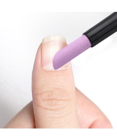 KVSERT 3x Cuticle Stick Stone Scrubs Black Quartz Spoon Pusher Cuticle Nail Art Tools - Buy Online on GoSupps.com