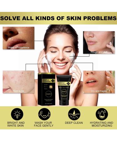  HASAIKA Facial cleanser brightening cleanser gentle non-irritating cleanser that deeply cleanses and brightens the skin and is suitable for all skin types. (100 g) - Buy Online on GoSupps.com