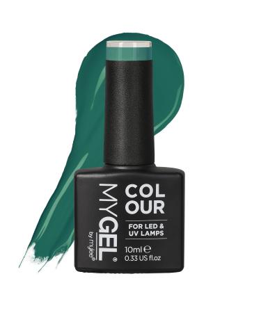 Mylee Gel Nail Polish 10ml So far so Green UV/LED Soak-Off Nail Art Manicure Pedicure for Professional Salon & Home Use Green Range - Long Lasting & Easy to Apply MG0061 - So Far So Green