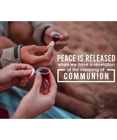 The Miracle Meal Pre-filled Communion Cups and Wafer Set - Box of 500 - with 100% Trusted Concord Grape Juice & Wafer -Prepacked Holy Communion Bread and Juice - Buy Online on GoSupps.com