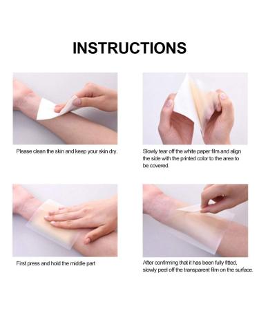 Disposable Scar Concealer Tape - Waterproof Skin Blemish Cover Adhesive - Buy Online on GoSupps.com