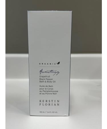 Kerstin Florian Organic Grapefruit Black Pepper Bath & Body Oil - Nutrient-Rich Moisturizer with Coconut & Jojoba Oil (3.4 fl oz) | International Shipping Available - Buy Online on GoSupps.com