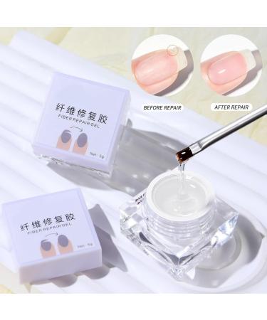 TQUXNGA Professional Nail Fiber Repair Gel for Healthy and Beautiful Nails Suitable for Weak and Brittle Nails - Buy Online on GoSupps.com