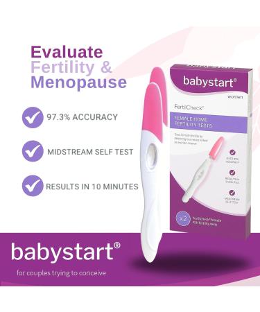 Babystart FertilCheck Female Fertility Test | Reliable & Accurate International Shipping - Buy Online on GoSupps.com