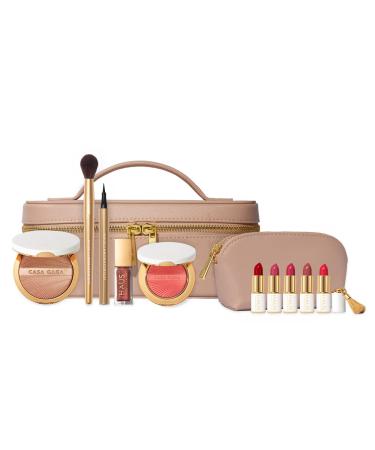 HAUS LABORATORIES by LADY GAGA: Limited Edition CASA GAGA LA COLLEZIONE | Gel Powder Highlighter & Brush Blush Mini Lipsticks Liquid Eyeliner Lip Glaze | Vegan & Cruelty Free | $260.00 Value
