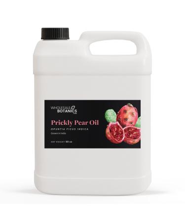 Prickly Pear Seed Oil by Wholesale Botanics | 100% Pure Oil |Packed with Vitamins for Deep Hydration and Skin Glow |Ideal for DIY Skincare Hair Treatments and Facial Serums |Bulk (80 Fl Oz)