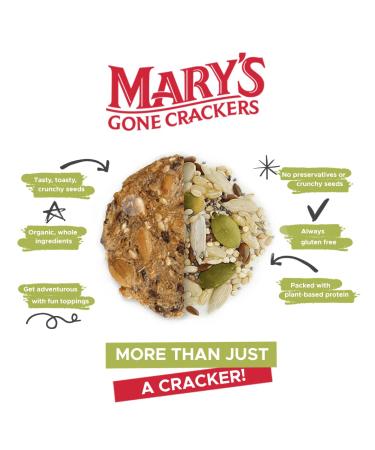 Mary's Gone Crackers Super Seed Classic Crackers 5.5 oz - Gluten-Free Snack (Pack of 1) - Buy Online on GoSupps.com