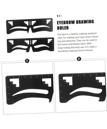 Didiseaon 10 Pcs Eyebrow Ruler Brow Mapping Ruler Tool Mini Eyebrow Measuring Tool Designer Eyebrow Trimming - Buy Online on GoSupps.com