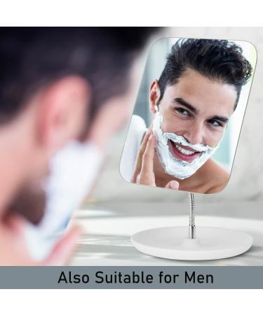 LFOYOU Table Vanity Mirror - White | Stand Included - Buy Online on GoSupps.com