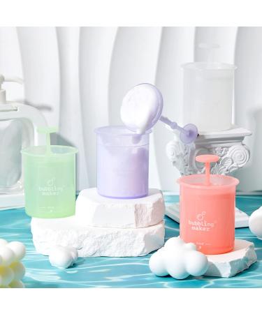 4 Pieces Face Foam Maker Set - Travel-Friendly Facial Cleanser Whip Maker for Quick Skincare & Cleansing - Lightweight Foam Cup Tool - Buy Online on GoSupps.com