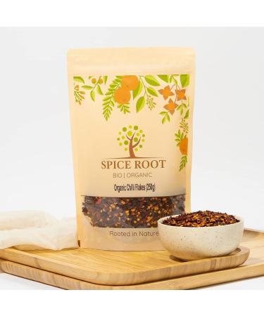 Organic Crushed Red Chilli Flakes 250g - Premium Quality Certified Organic Excellent Taste & Texture - Buy Online on GoSupps.com