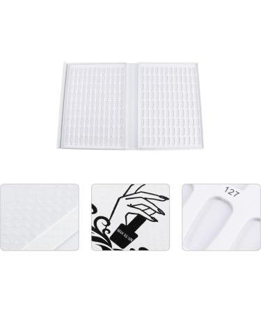 FOMIYES 216 nail color card nail polish card nail color book display board display card white - Buy Online on GoSupps.com