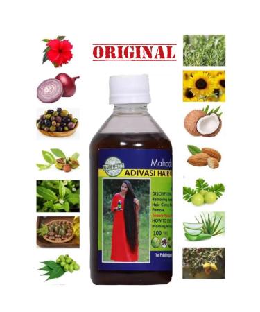 Adivasi Herbal Hair Oil | Pure Ayurvedic Herbs for Stronger Hair - International Shipping Available - Buy Online on GoSupps.com