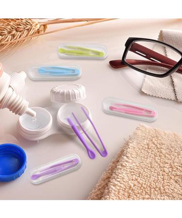 4 Pack Contact Lens Remover and Inserter Tool for Soft Lenses Portable Contact Lens Applicator with Tweezers & Storage Case Contact Lens Handling Kit for Outgoing Travelling 4 Colors - Buy Online on GoSupps.com