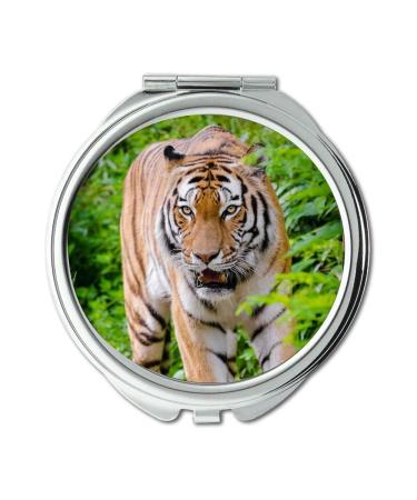 YENDOSTEEN Mirror Compact Mirror animal animal photography big cat pocket mirror portable mirror