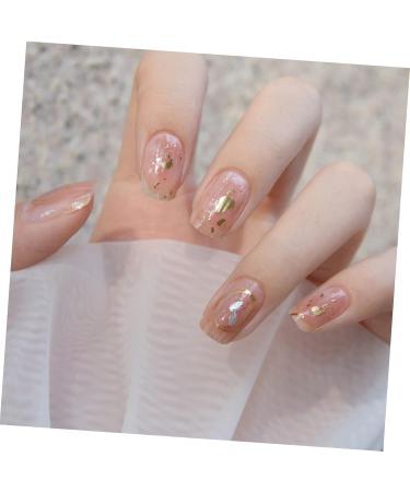 20 Sheets double sided adhesive nail stickers clear nail warps DIY nail stickers False Nail Decal women nail stickers nail gel gummed paper manicure Adhesive sticker medium Transparent - Buy Online on GoSupps.com