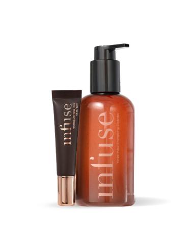 Infuse Under Eye Cream Anti Aging & Foaming Facial Cleanser For Woman & Man For Mature Skin Hydrating Niacinamide