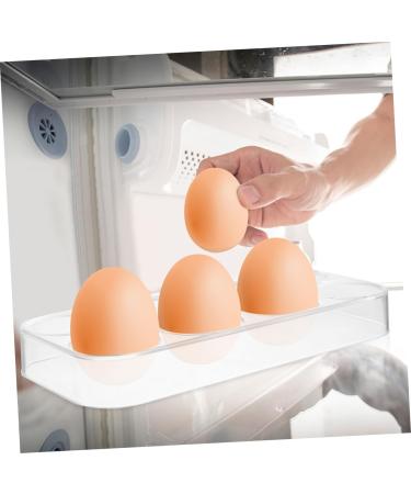 Angoily 2pcs Plastic Egg Racks Eggs Fridge Egg Holder Refrigerator Egg Stands Egg Tray Side Door - Buy Online on GoSupps.com