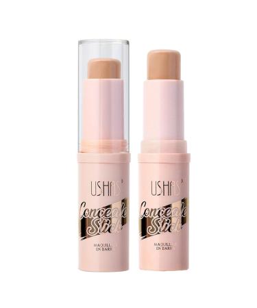 Waterproof Concealer Stick | Natural High-Gloss for Face - Long-Lasting Makeup Supplies for Birthdays Halloween Pochy 02