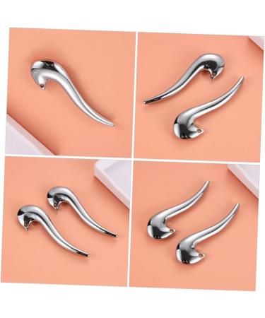 Beavorty Metal Acupuncture Stick Tool Eye Massager Facial Massager Acupoint Massager Eye and Nose Massager Eye Roller Massager for Eye Scraper Zinc Alloy Eyes 10.00X3.20X3.00CM Silver - Buy Online on GoSupps.com