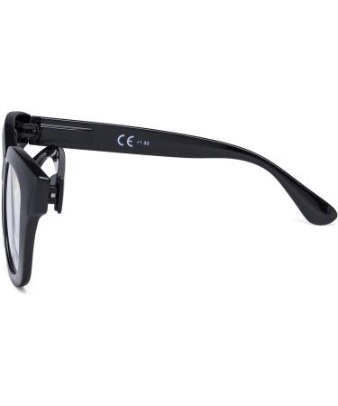 Eyekepper Oversized Reading Glasses - Retro +0.50 Black Reader Glasses for Women | International Shipping Available - Buy Online on GoSupps.com