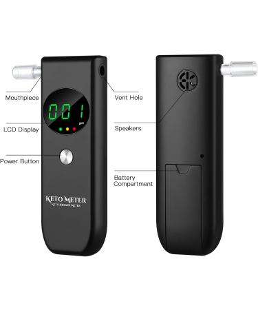 Ketone Breath Analyzer - Upgraded Keto Meter | Professional Diet & Fitness Tracker | Persona Ketosis Tester with 10 Mouthpieces - Monitor Keto Status - Buy Online on GoSupps.com